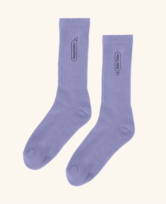 Negotiator socks - purple